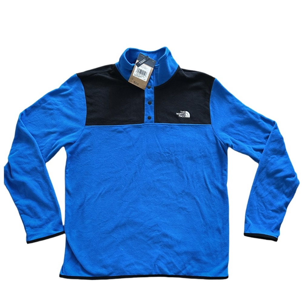 The North Face Blue and Black Fleece Top